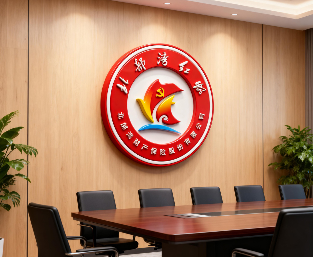 北部湾财产保险党建品牌设计场景展示