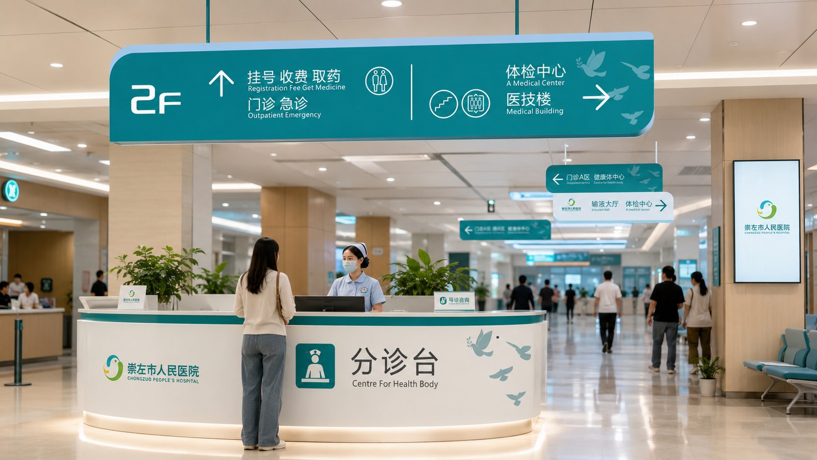 崇左市人民医院VI设计案例展示4