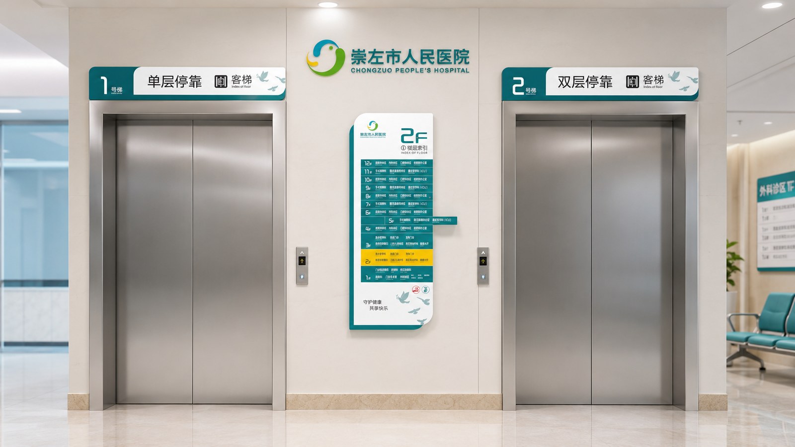 崇左市人民医院VI设计案例展示7