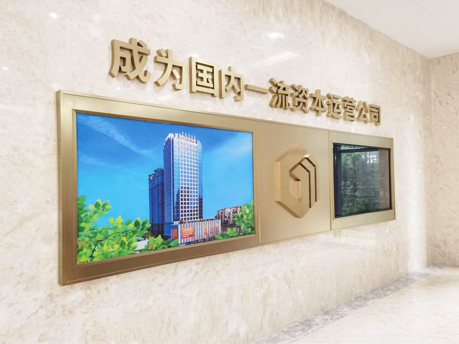 广西宏桂资产管理集团有限公司企业形象墙应用设计